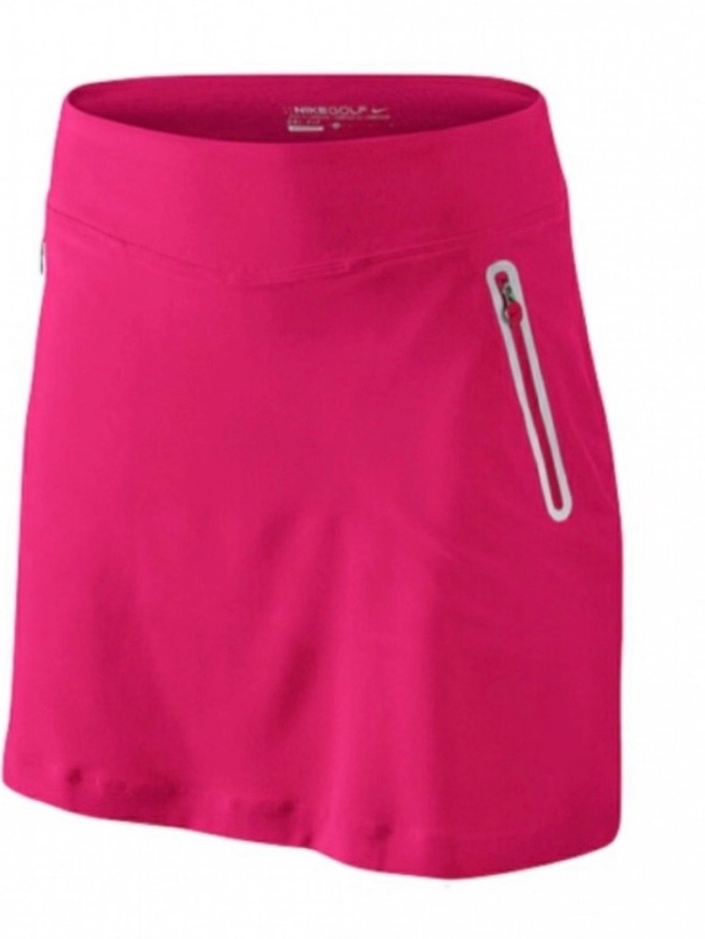 Nike Women's Hot Pink Golf Skort with Contrast Zip